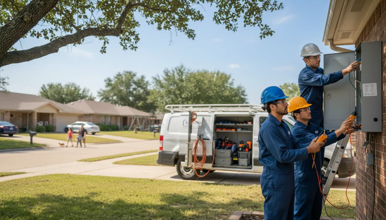 Certified electrician providing emergency electrical services in Safford, AL